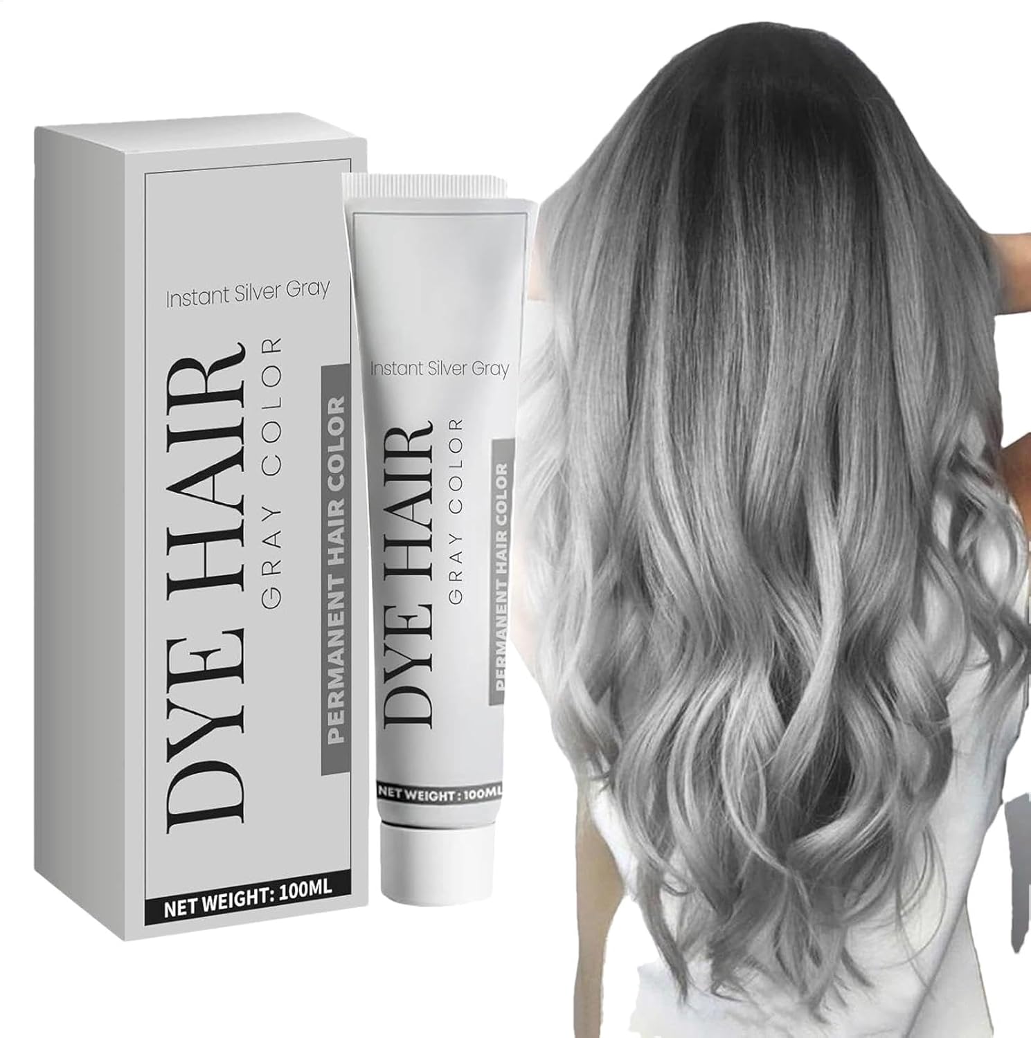 Vopsea Argintie pentru Păr