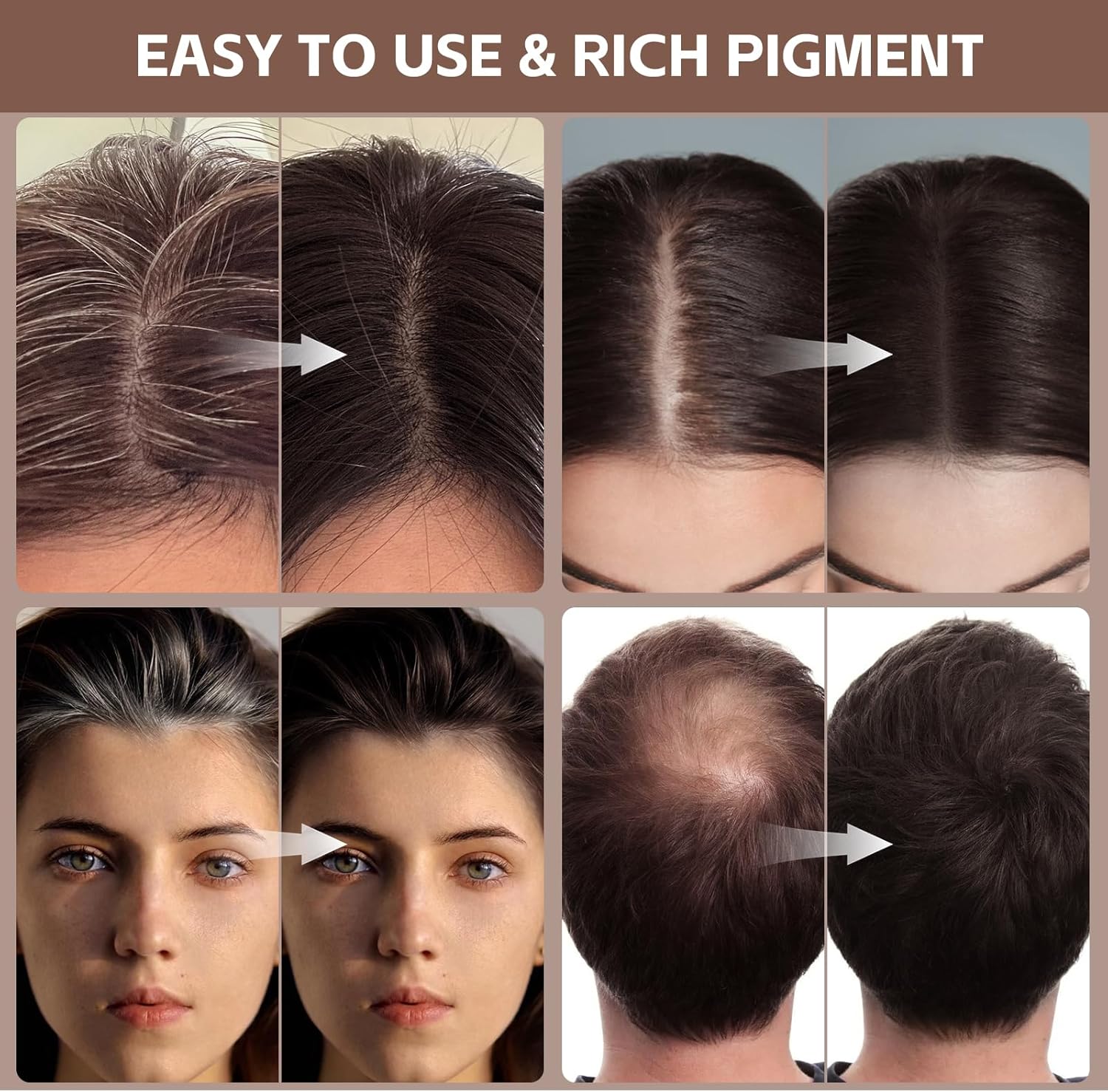 Stick Vopsea Păr – Acoperă Instant Firele Albe