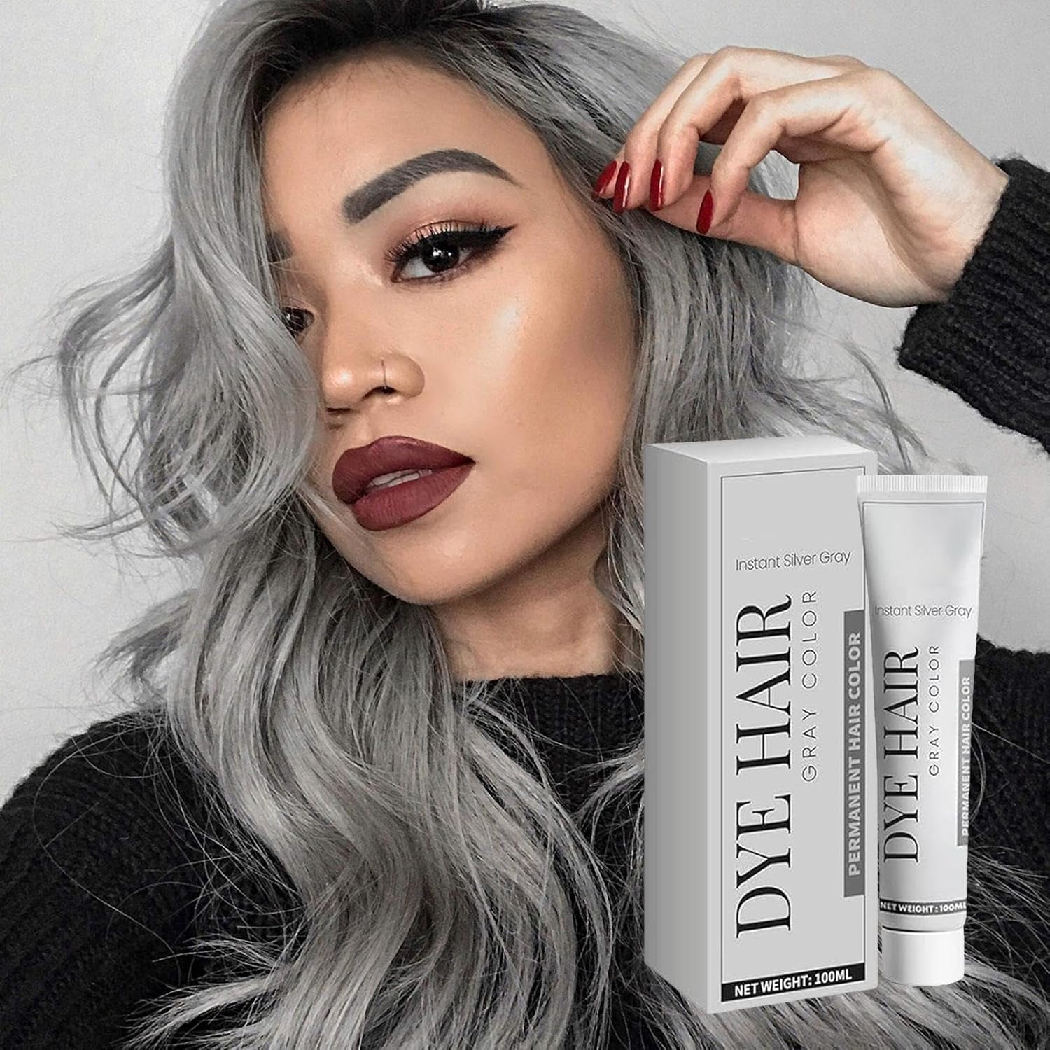 Vopsea Argintie pentru Păr