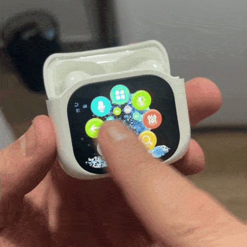 Căști Bluetooth Wireless cu Ecran Digital – Control Tactil & Sunet Clar